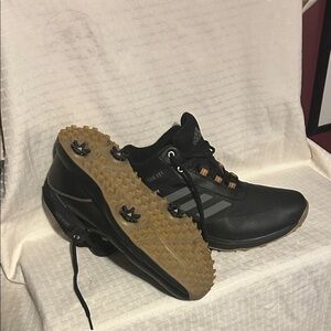 Adidas Men's Black and Brown Extreme Weather Golf Shoes